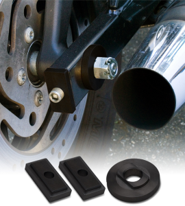 Lockdown Axle Kit Black, 2, nordicamoto.ro