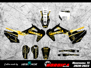 Kit stickere NordicaMoto Husqvarna TE 20-23