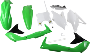 5 Piece Replica Body Kit Green, White