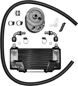Oil Cooler Kit Black, 1, nordicamoto.ro