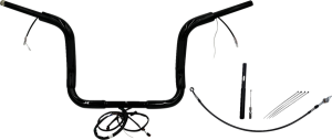 Plug & Play Ez Install 1-1/2(r) Round Top Handlebar Kit Black