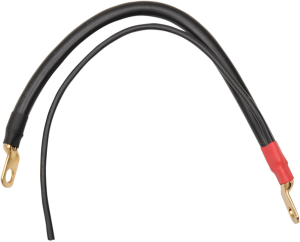 Battery Cable With Auxiliary Wire Black, 1, nordicamoto.ro