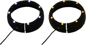 Passing Lamp Lighted Trim Rings Black
