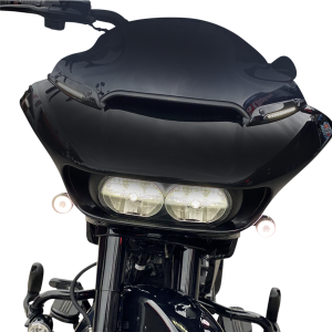 Genesis® 4 Dynamic Led Road Glide® Windshield Trim Black, 1, nordicamoto.ro