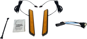 Led Front Fork Lightz Black, 1, nordicamoto.ro