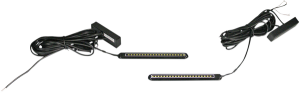 Dynamic 4.5(r) Amber/white Led Light Bar Black
