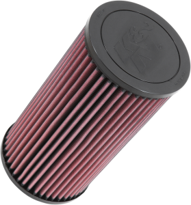 High Flow Air Filter Black, Red
