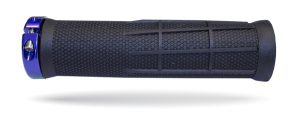995 Atv Lock-on Grip Black, Blue