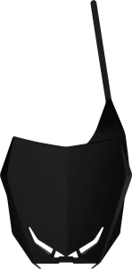 Front Number Plate Black