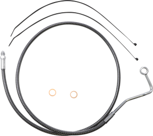 Karbonfibr Mid-line Brake Line Silver, Carbon Fiber, Karbonfibr