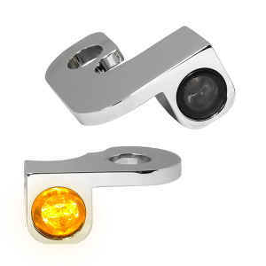 Nano Series Handlebar Turn Signals Chrome, 1, nordicamoto.ro