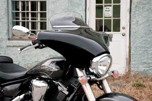 Slotted Stainless Steel Batwing Fairing Trim Chrome, Polished, 1, nordicamoto.ro