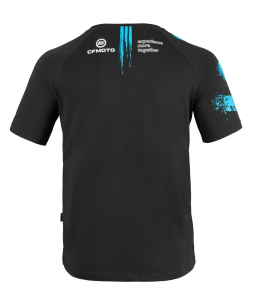 TRICOU CFMOTO ROMANIA EXPERIENCE MORE TOGETHER NEGRU/ALBASTRU, 4, nordicamoto.ro