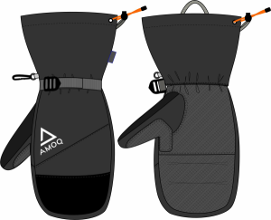 AMOQ Teor V2 Mitten Black XS/7