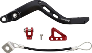 MOOSE RACING Brake Pedal Black, Red , nordicamoto.ro