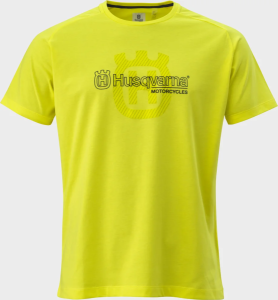 Tricou Husqvarna Origin Galben, nordicamoto.ro
