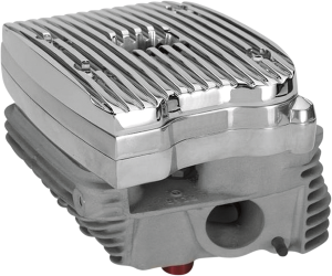 Evo Finned Rocker Covers Silver