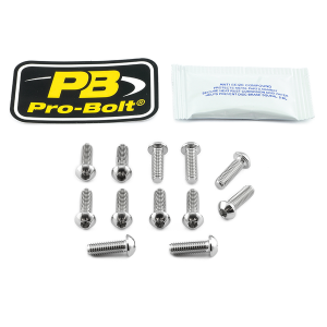 Brake Rotor Mounting Bolt Kit Silver, Titan, 2, nordicamoto.ro