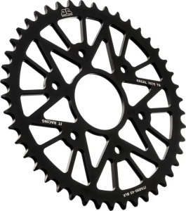 Pinion spate din aluminiu Racelite, negru , nordicamoto.ro