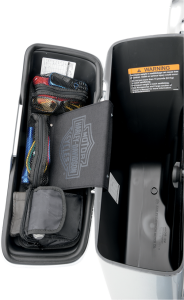 Saddlebag Lid Organizer Set Black