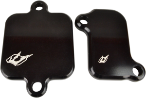 Engine Block Off Plates Black