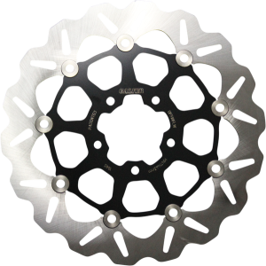 Skull Brake Rotor Black, Silver, 2, nordicamoto.ro