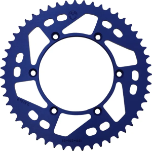 MOOSE RACING Rear Aluminum Sprocket Blue 