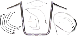 1-1/4(r) Viking Handlebar Installation Kit Silver