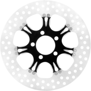 Two-piece Brake Rotor Black, Silver, Matte, 2, nordicamoto.ro