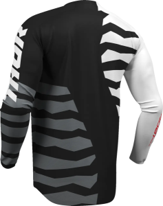 Tricou Launchmode Shredder alb-negru, 3, nordicamoto.ro