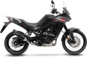 Tobă de eșapament LeoVince LV One Evo Black Edition Slip-On pentru Honda XL750 Transalp (2023-2025), 3, nordicamoto.ro