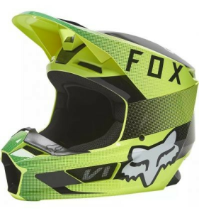 Casca Fox V1 RIDL ECE Fluo Yellow
