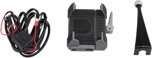 Smartphone/gps Holder With Charger Black