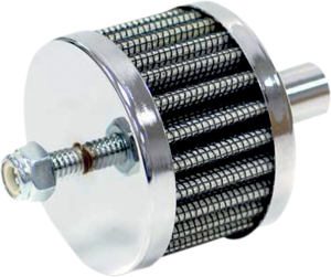 Crankcase Vent Filter 1/2(r) Chrome