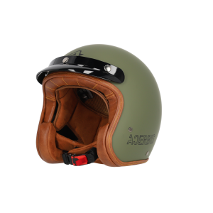 Casca Jet Acerbis Skodela 22-06 Verde Militar