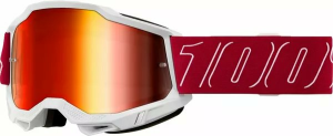 Ochelari 100% Accuri 2 White - Red Mirror