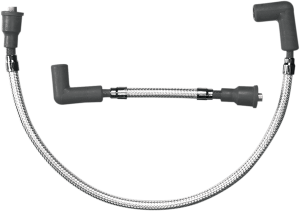 Braided Spark Plug Wire Silver, 1, nordicamoto.ro