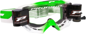 3200 Venom Roll Off Mounted Mx Goggles Green, 1, nordicamoto.ro