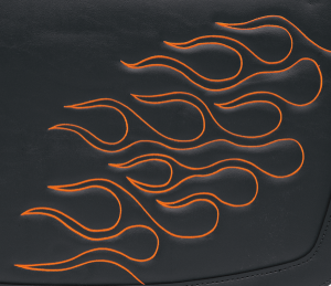 Highwayman Tattoo Saddlebags Black, Orange L +, 1, nordicamoto.ro