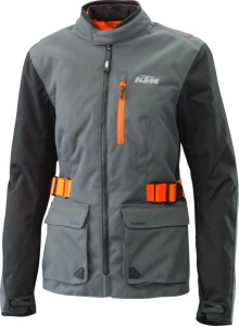 Jachete, Geaca Dama KTM Tourrain WP V2 Grey/Orange, nordicamoto.ro