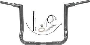 1-1/2(r) Ez Install Flat Top Handlebar Kit Silver, 1, nordicamoto.ro