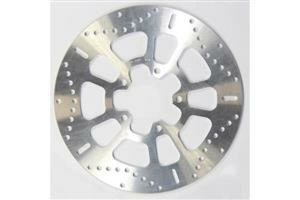 Round Fixed Brake Rotor Silver, Stainless Steel, 1, nordicamoto.ro