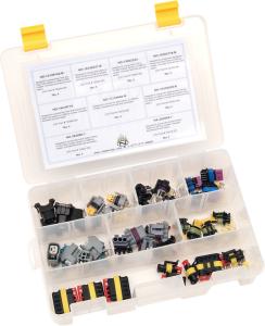 Delphi/amp Connector Kit And Refills Clear