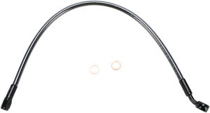 Brake Line Upper Designer Clear Jacket Chrome Nature Chrome, Sterling Chromite®, Ii, 3, nordicamoto.ro