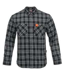 CĂMAȘĂ CASUAL ÎN CAROURI CFMOTO – NEGRU / ALB, 6, nordicamoto.ro