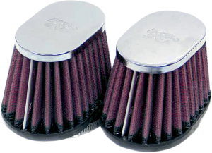 Clamp-on Air Filter Chrome