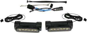 Dynamic Amber/white Engine Guard Leds Black, 1, nordicamoto.ro