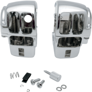 Handlebar Switch Housing Kit Silver, 1, nordicamoto.ro