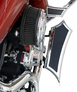 Instigator Rear Brake Pedal Cover Black, Silver, 1, nordicamoto.ro
