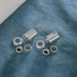 Axle Spacer/nut Kit Silver
